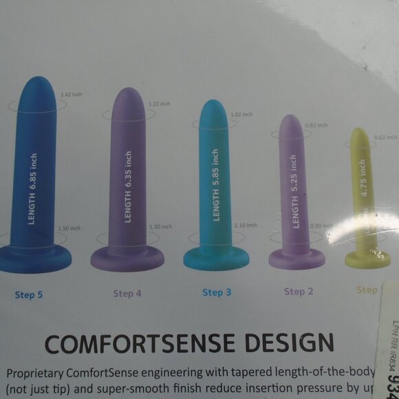 intimd VWell Silicone Vaginal Dilator Excercise 5 Piece Set - Picture 4 of 4